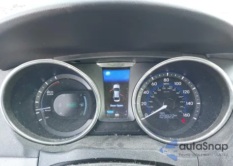2012 Hyundai Sonata Hybrid z USA, uszkodzony, nr VIN KMHEC4A43CA043781